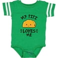 thumbnail image 3 of Inktastic My Titi Loves Me with Taco Illustration Boys or Girls Baby Bodysuit, 3 of 5