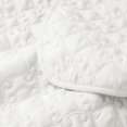 thumbnail image 6 of Quilt Set Queen Size, Soft Microfiber Lightweight Bedspread Coverlet Bed Cover (Diamond Pattern) for All Seasons, White, 3 Pieces (Includes 1 Quilt, 2 Shams), 6 of 7