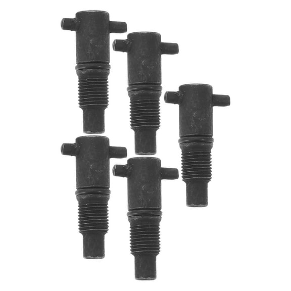 unbranded  5 Pcs Oil Release Screw for Vertical Jacks Automotive Supply Pump Drain Plug Gasket Black