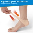 thumbnail image 4 of Liwarace Elastic Gel Heel Protectors for Pain Plantar Fasciitis Heel Cups Cushion Pads, 4 of 16