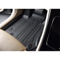 thumbnail image 2 of 3D MAXpider SLPO019 L1Po01904609 Hybrid Insert Floor Mats for 2019-2021 Porsche Cayenne & 2021-2021 Cayenne GTS, Black, 2 of 2