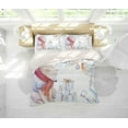 thumbnail image 1 of 3D Blue Bear Bird Gift Snowflake Quilt Cover Set Bedding Set Pillowcases 43, 1 of 3