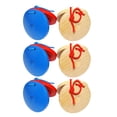 thumbnail image 1 of 6 Pcs Instrument de Musique pour Enfants Jouets Castanet Couleurs Assorties Éducation Musicale, 1 of 8