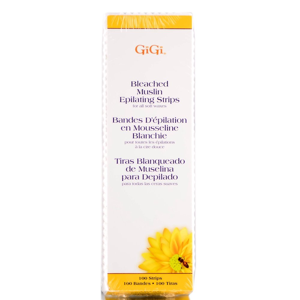 Gigi Bleached Muslin Epilating Strips Large