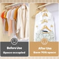thumbnail image 5 of Clothes Hanger Connectors - 60 Pcs Multi-Level Cascading Hooks, Heavy Duty Plastic Mini Hooks for Space Saver Closet Organizer, 5 of 9