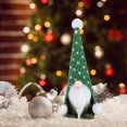 thumbnail image 4 of Clearance under $5 FAMTKT Gnome Christmas Decorations Christmas Faceless Doll Rudolph Plush Gnome Ornament Christmas Table Decorations for Christmas Home Decor Indoor Christmas Gifts, Green, 4 of 8