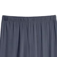 thumbnail image 4 of Liuinsasek Women's Plus Size Pajama Pants Casual Solid Color Stretchy Cropped Pants Lightweight Simple Comforty Lounge Pants for Summer, 4 of 5