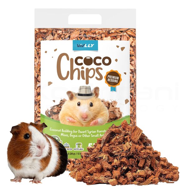Vivlly Coco Chips (0.47kg/5 Liters) Premium Coconut Bedding for