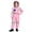 Pink, variant on Pandaie Kids Astronaut Costumes America Spacesuit for Boys Girls Metallic Pink Space Themed Jumpsuit Set with Gloves Hat 5-7 Years
