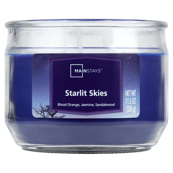 Starlit Skies Scented 3 Wick Candle, 11.5 Oz.