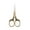 Bronze, variant on Rose Gold Vintage Stainless Steel Electroplated Scissors With Floral Carving For Home Office Craft Sewing Thread Cutting General Purpose Scissors Size 4.9X2.3 Inches Weighs 0.07Lb