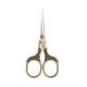 thumbnail image 2 of Vintage Stainless Steel Electroplated Scissors Carved Scissors Thread Ends Home Scissors Office Scissors, 2 of 3