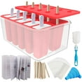 thumbnail image 1 of Moldes para helados Miaowoof, hechos en casa, 10 cav, de silicona sin BPA, 1 of 7