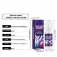thumbnail image 6 of Hilingoto 8 Oz Shine Spray for Balloons Latex Balloon Gloss Shine for A Brilliant Appearance Hi Gloss Brillo Para Globos Usa 8Oz Balloon Spray for Latex Balloons Us 50Ml Banner Pulling Balloon, 6 of 9