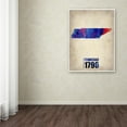 thumbnail image 4 of Trademark Fine Art "Tennessee Watercolor Map" Canvas Art by Naxart, 4 of 4