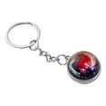 thumbnail image 2 of CEHVOM Luminous Cosmic Planets Keychain Solar System Bag Hanging Pendant Star System Double Sided Glass Ball Keychain, 2 of 7