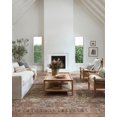 thumbnail image 1 of Amber Lewis x Loloi Billie Collection BIL-04 Aqua/Rust 2'3" x 3'9" Accent Rug, 1 of 8