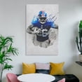 thumbnail image 6 of Poster Saquon Barkley Art Football Player Canvas Art Poster and Wall Art Picture Print Modern Family bedroom Decor Posters 24x36inch(60x90cm), 6 of 6