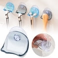 thumbnail image 2 of Razor Holder for Shower, High-Adhesion Vacuum Suction Hooks, Waterproof Self-Adhesive Shaver Holder Hanger Hooks for Bathroom Kitchen to Organize Loofah Robe Towel Plug Coat,1Pc,Light Ashy, 2 of 9