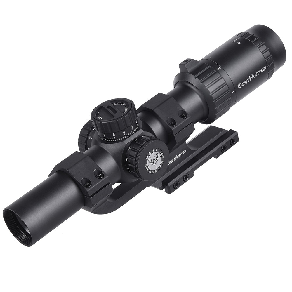 WESTHUNTER HD-S 1-5X24 IR Compact Scope, Illuminated Reticle Sights, One Piece Mount - image 1 of 6