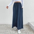 thumbnail image 1 of Women's Fall Fashion Casual Wide Leg Pants With Pockets Long Pants, 1 of 8