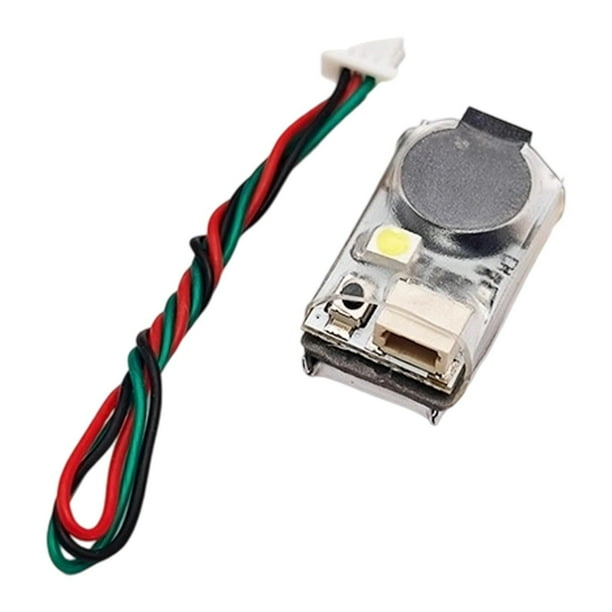 Zumbador para dron perdido, zumbador de tamaño pequeño, accesorios para modelos de aviones, piezas de radiocontrol. 20b 22 cm x 12 cm