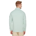 thumbnail image 2 of Devon & Jones CrownLux Performance? Men's Clubhouse Micro-Stripe Quarter-Zip - DG480, 2 of 3