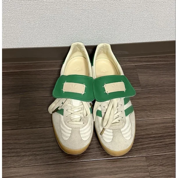 Adi - das Gazelle Indoor Men's 8.5 US Offwhite Green Sneakers no111