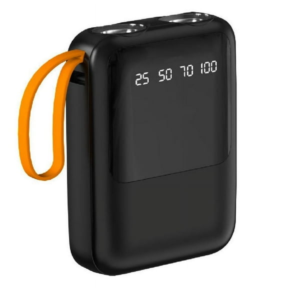 Power Bank Box 3x18650 4-In-1 DIY Battery Charging Storage Case USB Type C with Flashlight to Charge Mobile Phones,A