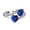 Blue, variant on Cute Rings For Women Silver Cubic Zirconia Ribbon Bow Knot Wedding Promise Rings Plated Engagement Rings Stackable Wedding Rings For Her Birthday Present Ring for Boys Thumb Rings for Women Rings Fir