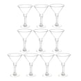 thumbnail image 3 of ColoMX 10pcs Copa de martini Clear Martini Cup Postre Martini Cup Party Martini Container, 3 of 8
