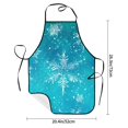 thumbnail image 2 of Sikiie Christmas Snow Aprons for Kitchen Cooking Aprons, Chef Apron for Men Women Chef, 2 of 7