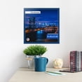 thumbnail image 5 of ArtToFrames 23.85x23.85 Inch - 60.6x60.6 CM Blue Puzzle Frame for 1000 piece Puzzles.1.00 Inch Custom Wood Puzzle Frames, Blue - Comes with Economy Acrylic, 5 of 6