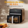 thumbnail image 2 of CHEFMAN - Freidora de Aire TurboFry 8.5 L 6 en 1 – Alta Potencia y Cocción Rápida – Color Negro, 2 of 8