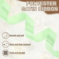 thumbnail image 3 of Cinta de satén de 1 pulgada y 24 yardas, cintas de poliéster sólido para envolver regalos, decoración de fiestas de boda, ramos de flores, manualidades navideñas, verde menta, 3 of 7