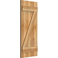 thumbnail image 2 of 16 1/8"W X 38"H Timbercraft Three 5 3/8" Boards Joined Board-N-Batten Shutters W/Z-Bar, Rough Sawn Western Red Cedar (Per Pair), 2 of 13