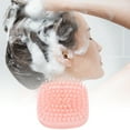 thumbnail image 2 of Unique Bargains 1 Pc Handle Grip Massage Hair Brush for Head Massage 3.15"x3.15"x2.36" Pink, 2 of 6