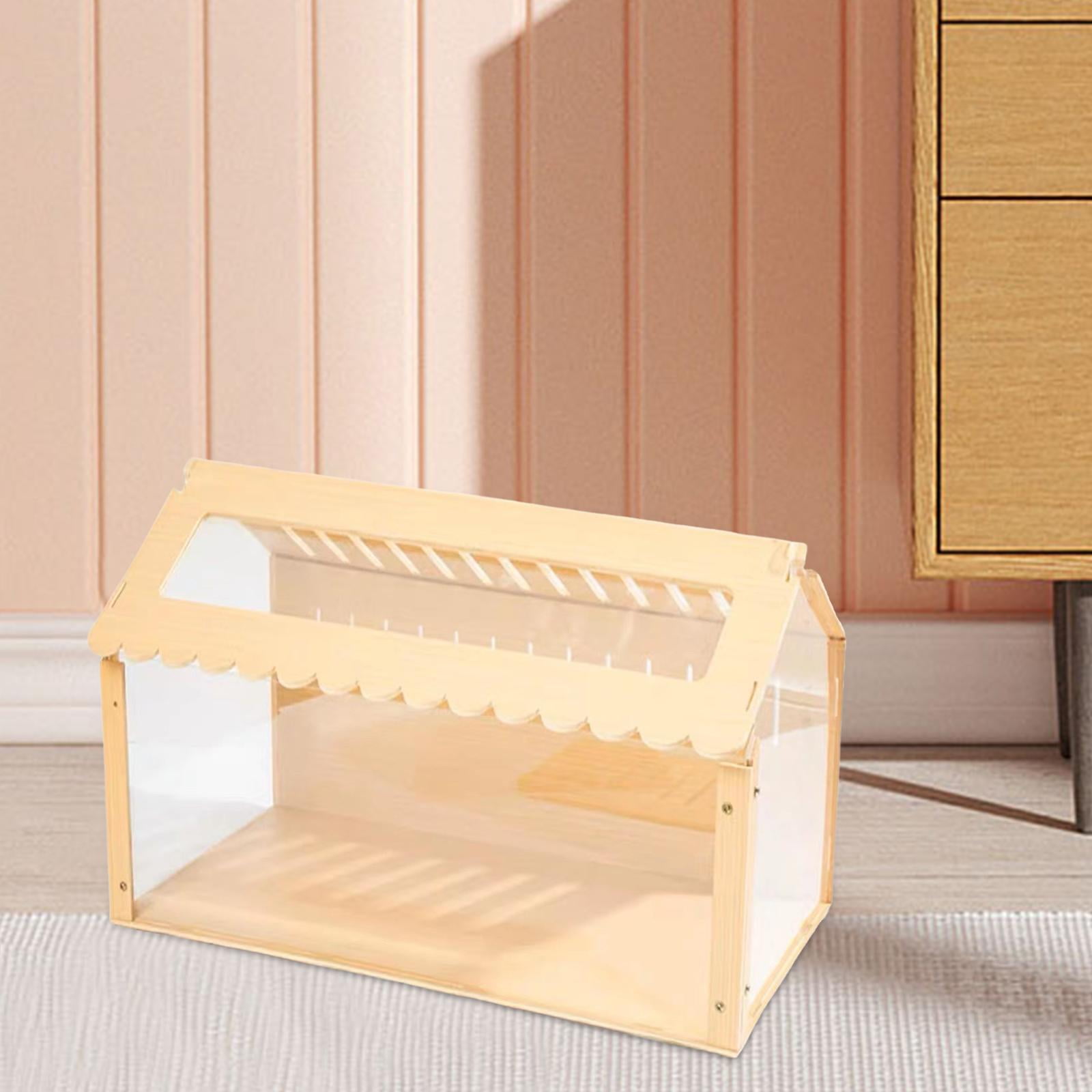 Hamster Cage Exercise Toy Nesting Habitat for Gerbils Rutin Chicken Hideaway 60x32x38CM
