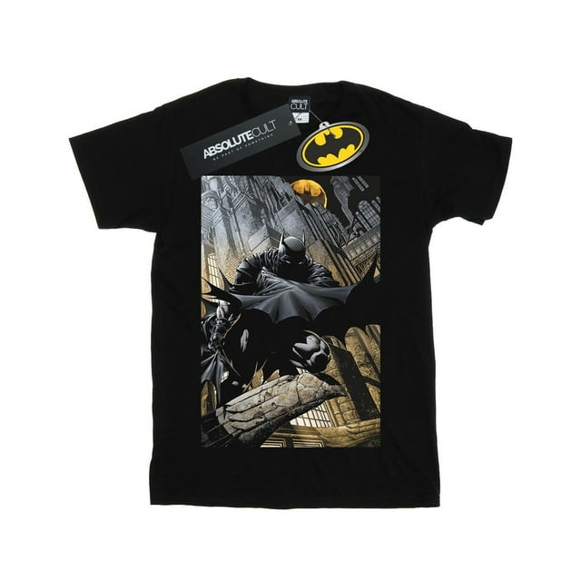 DC Comics T-Shirt Boyfriend en Coton Batman Night Gotham City pour Femmes
