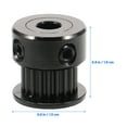 thumbnail image 2 of ifundom 5Pcs Aluminum Timing Pulley with Black for Minimizing Belt Slippage, 2 of 6