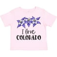 thumbnail image 3 of Inktastic I Love Colorado Columbine Flowers Boys or Girls Toddler T-Shirt, 3 of 5