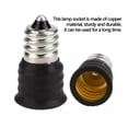 thumbnail image 1 of VONKY E12 to E14 Lamp Socket Lampholder Copper Replacement Light Base Removable Adapter Repair Screw Conversion Accessory, 1 of 5