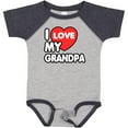 thumbnail image 3 of Inktastic I Love My Grandpa Boys or Girls Baby Bodysuit, 3 of 5