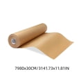 thumbnail image 3 of Extra Long 80m Silicone-Coated Baking Paper – Food Grade, Nonstick, Heat Resistant for Air Fryer & Oven, Oil Absorbing, Disposable Roll, Multipurpose Kitchen Liner, 3 of 7
