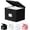 Black, variant on Small File Cabinet, Plastic File Box with Lid for Letter Size Hanging File Folders, Easy Carry Filling Box for Home, Office, School, Vertical File Cabinets, Stackable Storage Bins(Black, 1 Pcak)