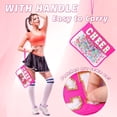 thumbnail image 3 of Bolsa de cosméticos Kacctyen Cheer Rose Red, 6 unidades, para mujeres y niñas, 3 of 6