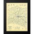 thumbnail image 2 of Highway Dept 14x18 Black Modern Framed Museum Art Print Titled - Lamar Texas Highway - Highway Dept 1936, 2 of 5