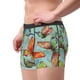 thumbnail image 2 of Balery Retro Seamless Flying Butterflies Calzoncillos bóxer para hombre, ropa interior de algodón suave y transpirable con cinturilla de nailon-Small, 2 of 5