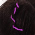 thumbnail image 1 of Raindrops 10Pcs Silicone Spiral Perm Rods Hair Curlers Violet Flexible Rods for Convenient Hair Styling, 1 of 6