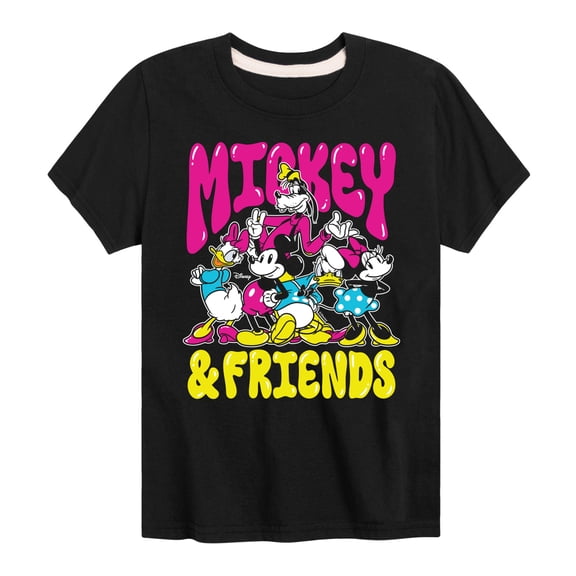 Disney - Mickey And Friends - Youth Short Sleeve Graphic T-Shirt